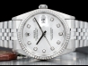 Rolex|Datejust 36 Argento Jubilee Silver Lining Diamonds Dial |16234